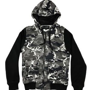 Ring Of Fire Black Camo Hoodie